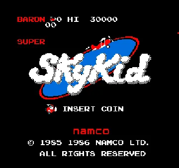 Vs. Super SkyKid screen shot title